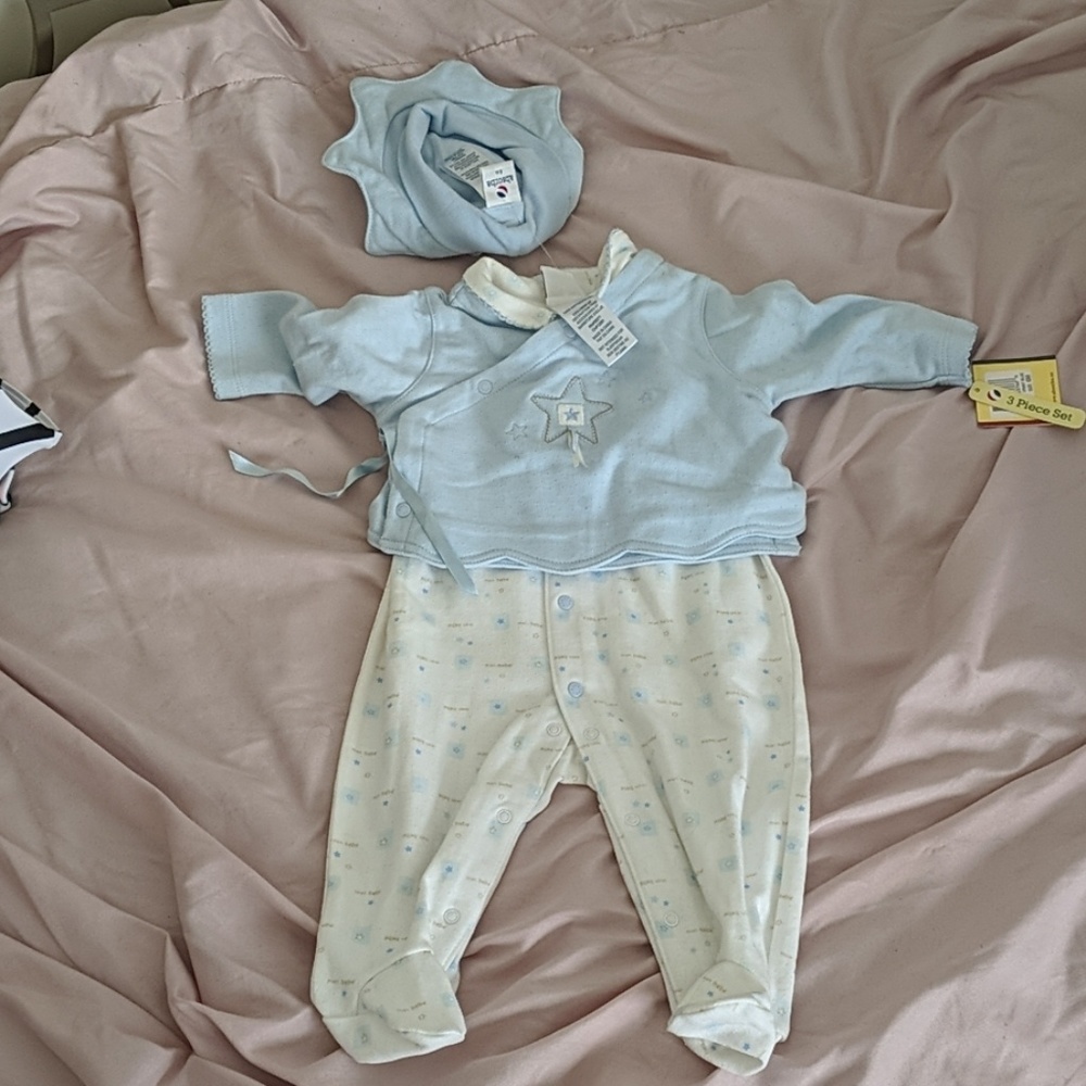 Absorba boys 3 piece outfit size 6 months